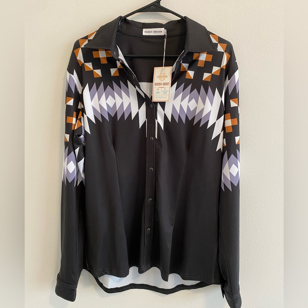 Rodeo Shirt. Ranch Dress’n. New. Large.